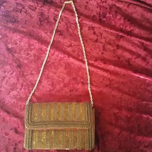 Vintage Beaded shoulder bag